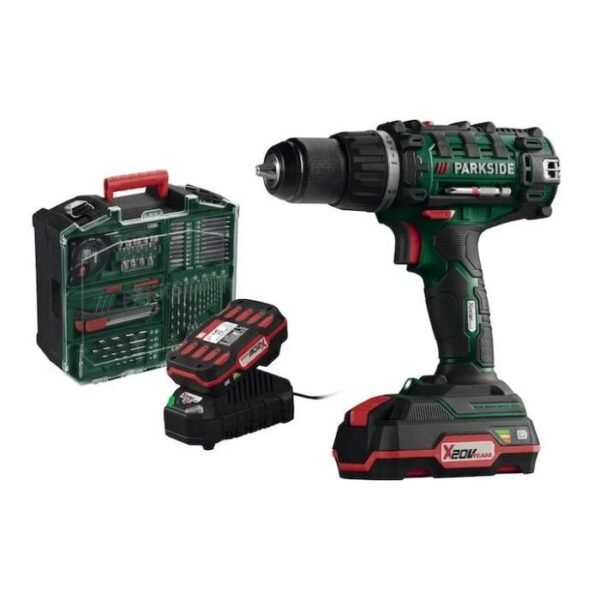 PARKSIDE® 20 V Akku-Bohr-/Schrauber – inkl. 2 Akkus, Ladegerät und Zubehör